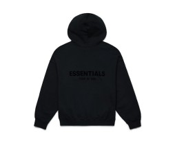 Fear of God Essentials Pullover Chest Logo Hoodie Stretch Limo/Black